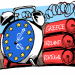Eurozone-Crisis karikatura