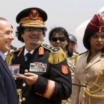 Gadafi uz "prijatelja" Berluskonija