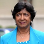 Navi Pillay in charge of human rights on behalf of UN