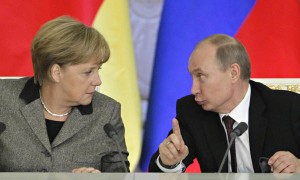 Merkel and Putin (Courtesy photo for education only)