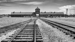 Auschwitz-Birkenau, opened in 1940 and was the largest of the Nazi concentration and death camps (Historic archive photo public domain for education only)