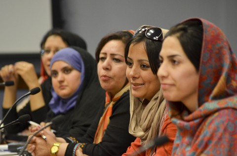 Afghan female journalists visit Washington courtesy photo US Agency for global media)