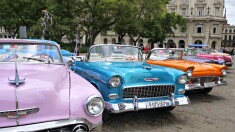 Old cars in Havana (blog photo for education only)