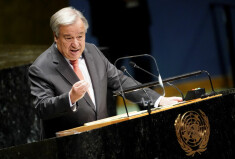 UN Secretary General at UN 76 General Assembly (UN photo)