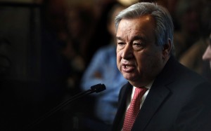 UN Secretary General Guterres in the dark (Courtesy photo for education only)