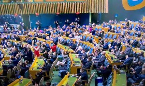 UN General Assembly votes to condemn Russian aggression of Ukraine UNGA 2 March 2022 (WepPublicaPress photo)
