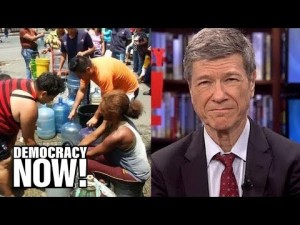 Jeffrey Sachs on Democracy Now with Amy Goodman (Courtesy image for education only)
