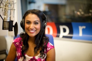  Miss America, Nina Davuluri, interview for NPR - public domain photo for education only
